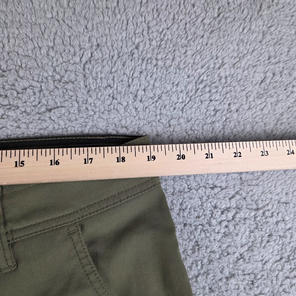 Prana Zion Convertible Cargo Hiking Pants Mens 38x32 Green Stretch Zip Off - Picture 4 of 13